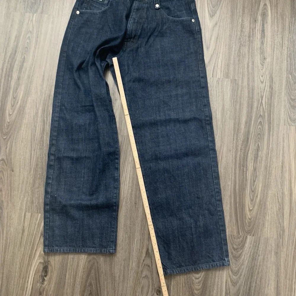 Avirex Jeans Blue‎ Relaxed Baggy Denim Dark Wash Mens 36x34*(34x31) Y2K Skater